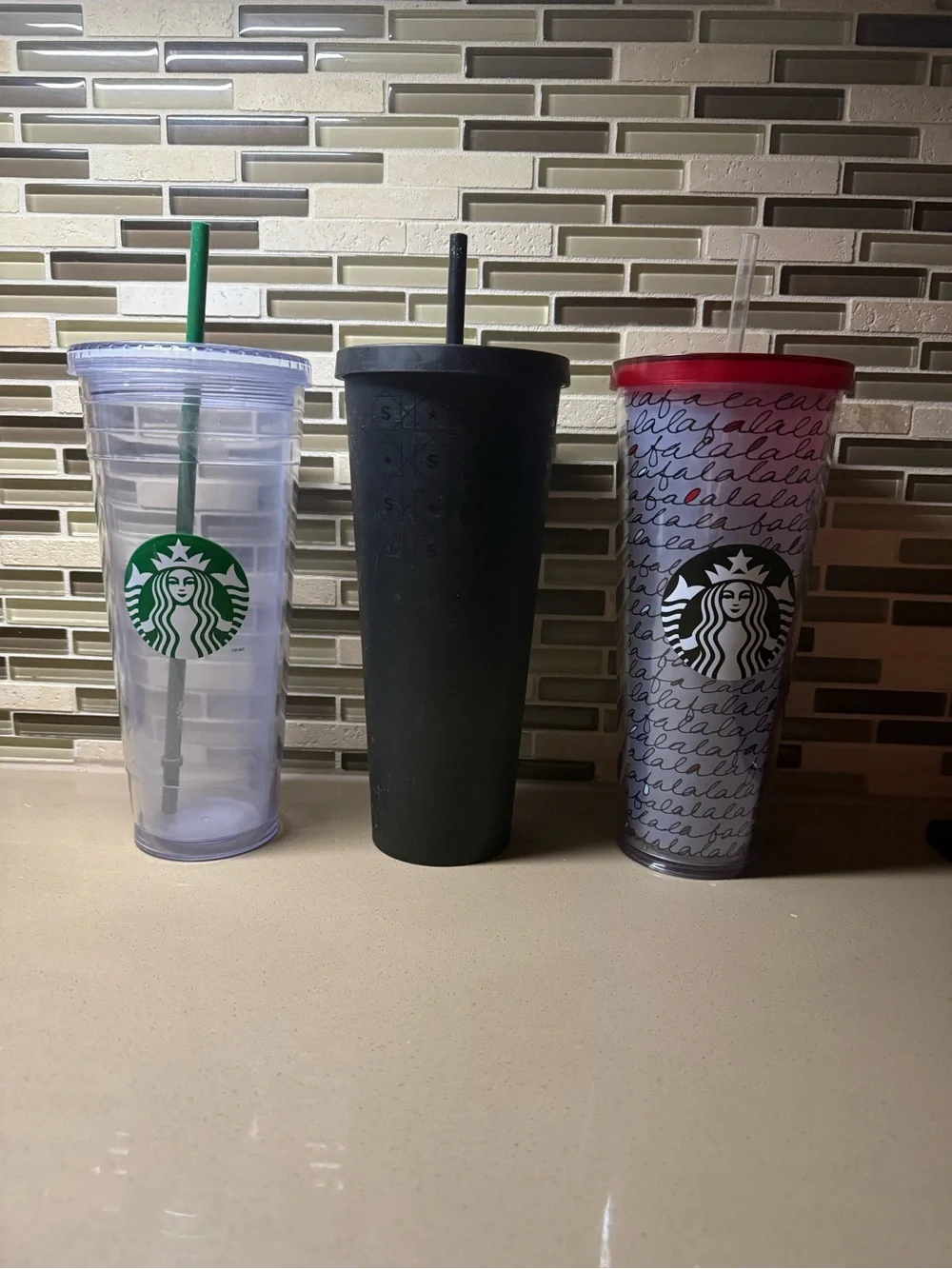 Starbucks three reusable
